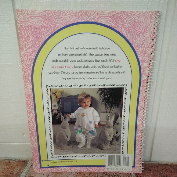 One Day Easter Crafts Vtg 1994 Quick Easy Projects Craft Cross Stitch Painting + - Picture 9 of 12